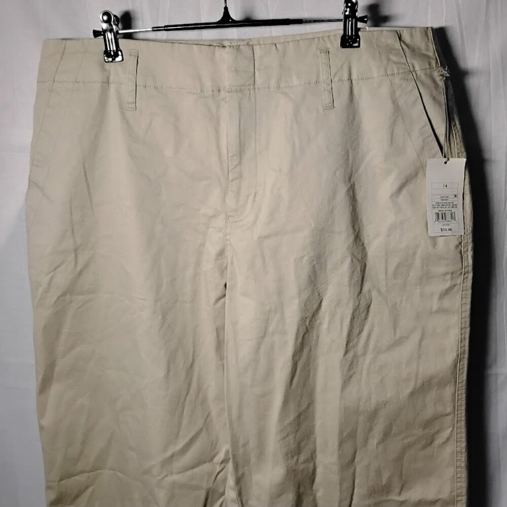 NWT a new day Women's Khaki Pants, Straight Leg size 14